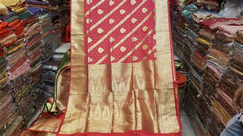 New Design Original Indian Bridal Vanaroshi Katan Saree Unlimited