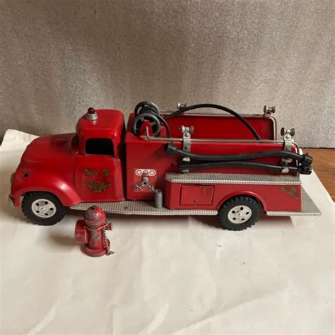 TONKA 1957 TONKA Suburban Pumper Fire Truck W Hydrant EUR 133 33