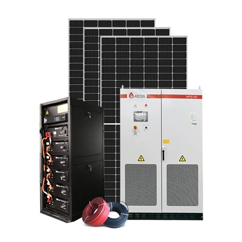 50kw Hybrid Solar System With Battery Storage For Barns From China