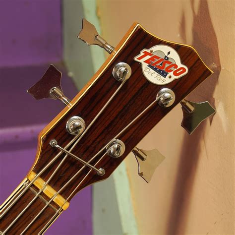 1960s Teisco Kawai Hollowbody Violin Style Electric Bass Guitar