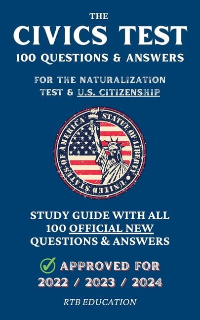 The Civics Test 100 Questions Answers For The Naturalization Test