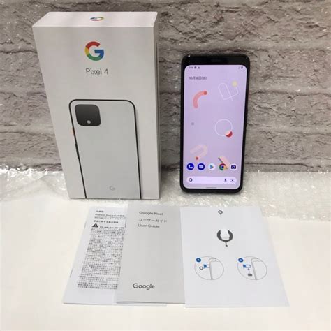 Yahoo オークション Google Pixel 4 G020N 64GB クリアリーホワイト