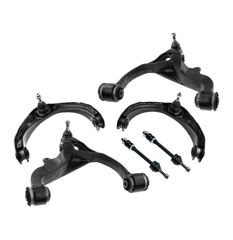 Partsw Pc Front Suspension Kit Upper Lower Control Arms