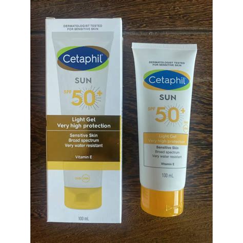 Cetaphil Sun Spf Light Gel Protection Very Water Resistant Ml