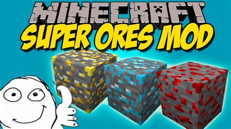 Super Ores Mod Los Ores Mas Supers Minecraft Mod Review