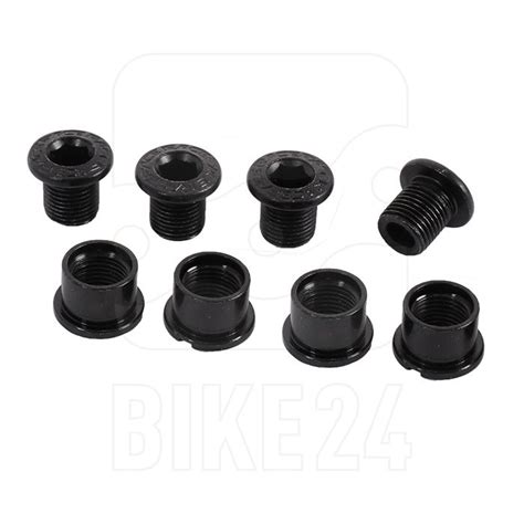 Race Face Chainring Bolts Nuts Set Short Steel Black BIKE24