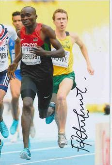 Kelocks Autogramme Timothy Cheruiyot Kenia Leichtathletik Autogramm