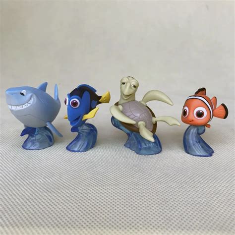 Disney Cartoon Anime Finding Nemo Kawaii Bruce Nemo Dory Action Figure ...