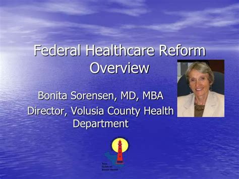 Ppt Federal Healthcare Reform Overview Powerpoint Presentation Free