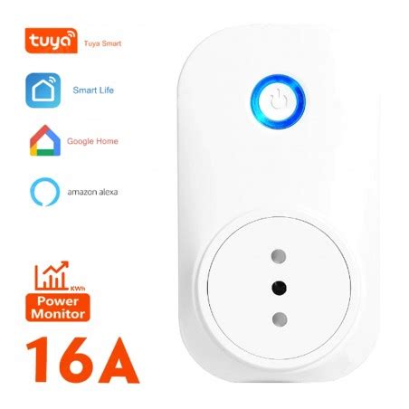 Tuya Smart WiFi Socket APP Control Voice And Energy Monitoring