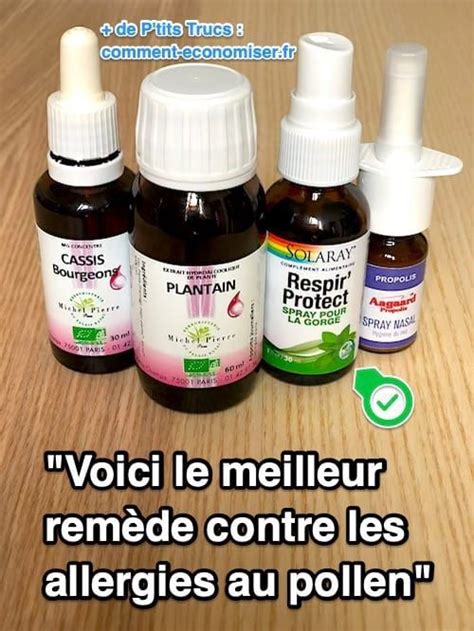 Le Remède Pour Soulager Les Allergies Au Pollen Instantanément Et SANS