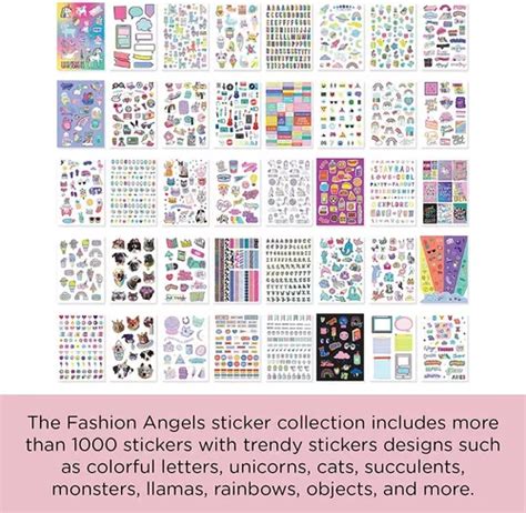 Libro Stickers Fashion Angels 1000+ Super Awesome | MercadoLibre