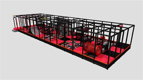 Custom Warrior Ninja Course Indoor Playgrounds International