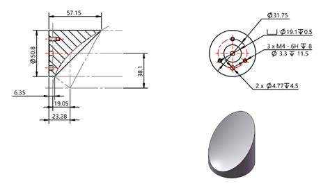 Off Axis Parabolic Mirrors OAP 210501 Au