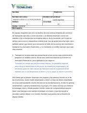 Actividad 13 documento Reporte Nombre Matrícula Nombre del curso