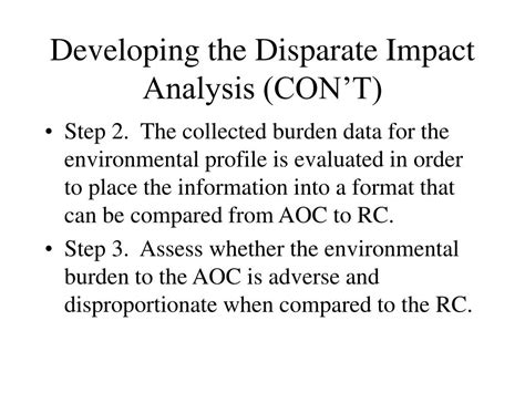 Ppt Disparate Impacts Analysis Powerpoint Presentation Free Download