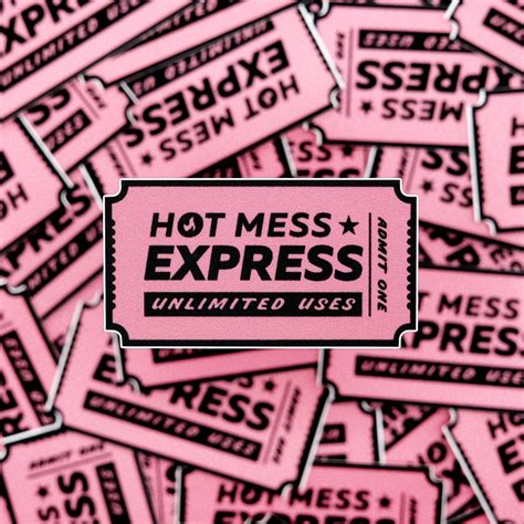 Happy Impulse Hot Mess Express Sticker
