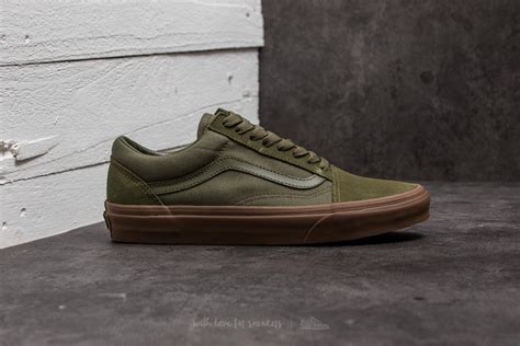 Vans Old Skool Suede Canvas Winter Moss Green For Men Lyst