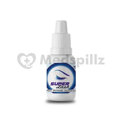 Buy Super Lash Bimatoprost Eye Drops 0.03%, Price - Medspillz
