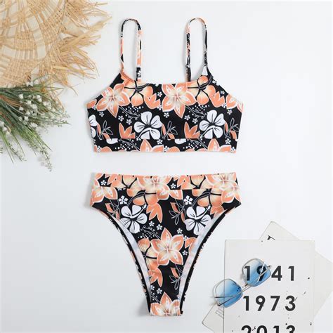 Shoulder Neck Lace Up Open Back Bikini Swimwear On Luulla