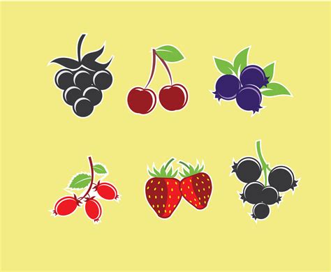 Berries Illustration Vector Vector Art And Graphics