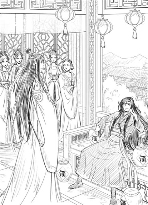 Awu Wang On Twitter This Official Art From Mdzs Brazilian Novel