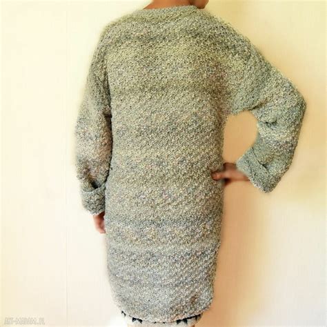 handmade swetry sweter kardigan robiony na drutach ღ art Madam pl