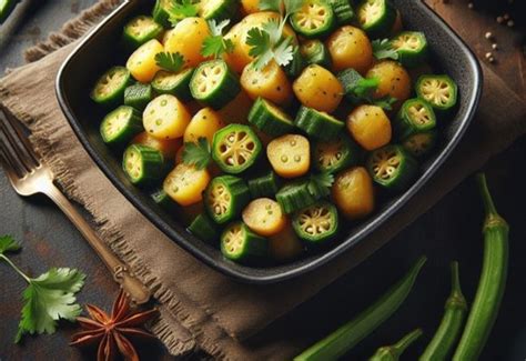 Aloo Bhindi Recipe | Foodcazt | Recipes | Food Magazine