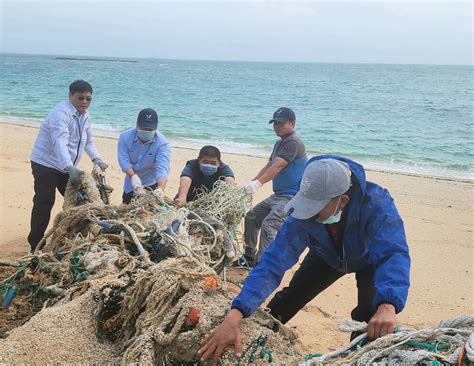 澎湖春季大淨灘 龍門後灣清出近10噸海漂垃圾 地方 中央社 Cna