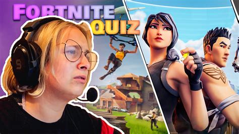 Wie Gut Kenne Ich Mich Mit Fortnite Aus Fortnite Quiz Youtube