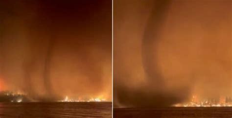 Incredibly Rare Firenado Spotted While Crews Battle Canadian Wildfire National