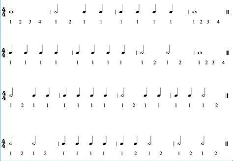 Rhythm Reading Worksheets