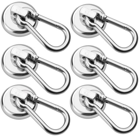 Diymag Magnetic Hooks Heavy Duty Neodymium Magnetic Hooks With Swivel