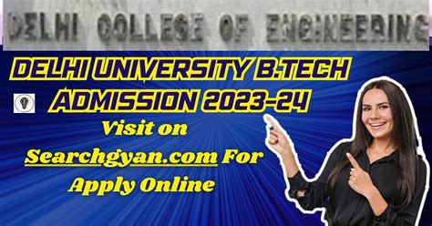 Delhi University B.Tech Admission 2023-24 - Searchgyan