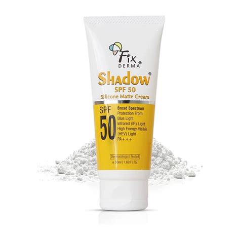 Buy Fixderma Shadow Sunscreen Spf Silicone Matte Cream Ml In