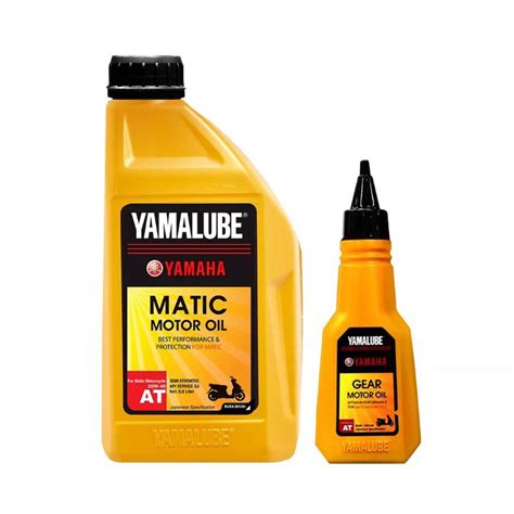 Jual Paket Oli Yamalube Matic 800ML Oli Gear Gardan Yamalube Matic