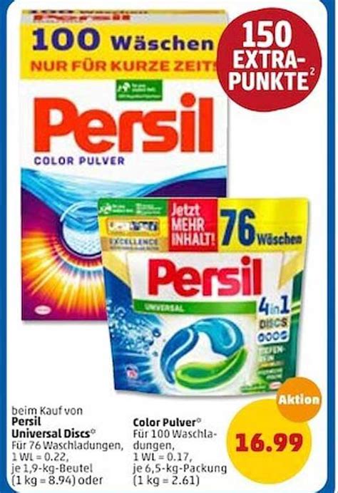 Persil Universal Discs Color Pulver Angebot Bei Penny 1Prospekte De