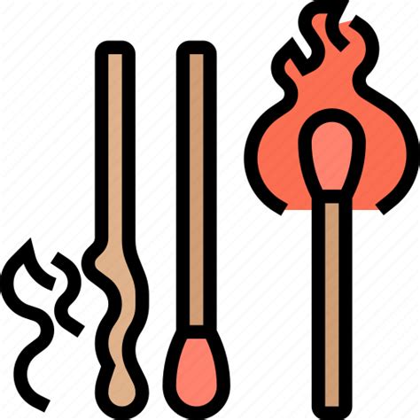 Matchstick Ignition Fire Burn Flame Icon Download On Iconfinder