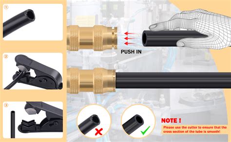 Amazon Cheemuii Pcs Brass Dot Air Line Fittings Kit