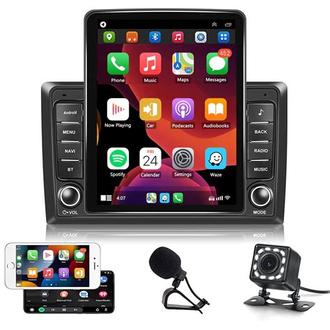 Buy Hodozzy Wireless Apple Carplay Android Double Din Car Stereo 9 5 Vertical Touch Screen Car