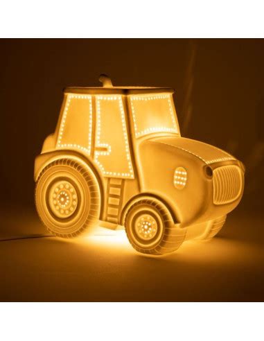 Lampe Tracteur En Porcelaine Amadeus Les Petits