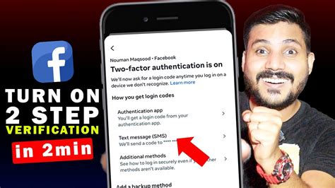 How To Enable Facebook Two Step Verification Facebook Par 2 Factor