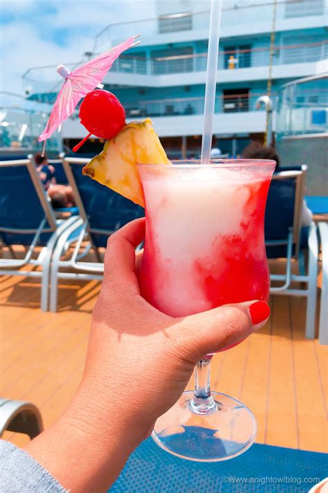 Top Ten Carnival Cruise Drinks - A Night Owl Blog