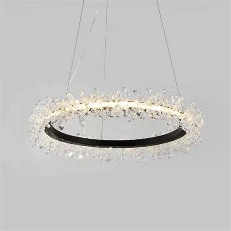 Halo Crystal LED Chandelier - Top Luxury Designer Lighting︱Woo lighting