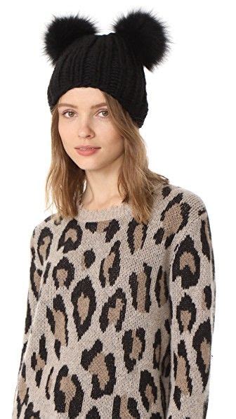 Eugenia Kim Mimi Pom Pom Fur Beanie Hat Eugeniakim Hat Fascinator