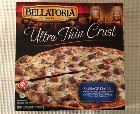 Bellatoria Sausage Italia Ultra Thin Crust Pizza Review – Half-Glass Gaming