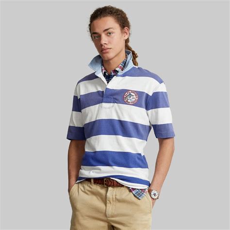 Polo Ralph Lauren Striped Jersey Rugby Shirt 710904446001 Fuel