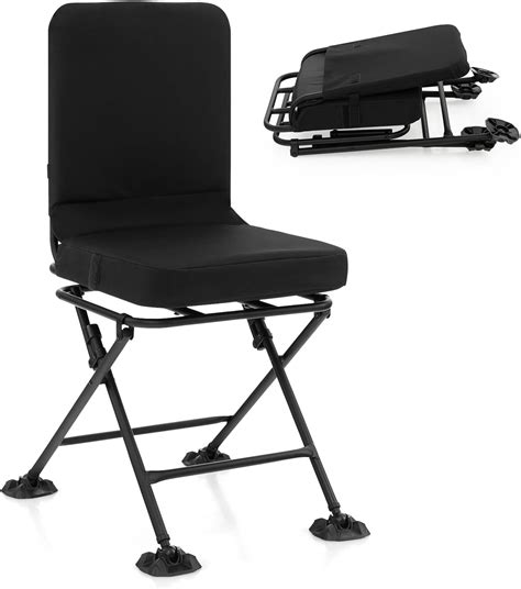 Giantex Swivel Hunting Blind Chair Swivel Silent Hunter Chair