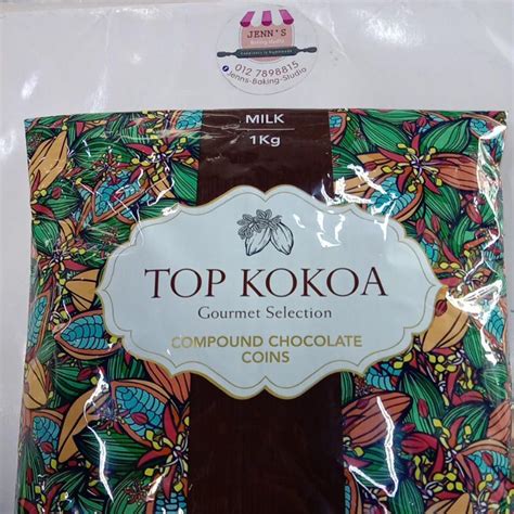 Top Kokoa Gourmet Chocolate Dark Compound Milk Compound White Compound