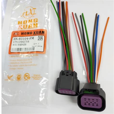 Hx 83104 Fm Hongxuan 8 Pin Wire Harness Female Isuzu Dmax Engine